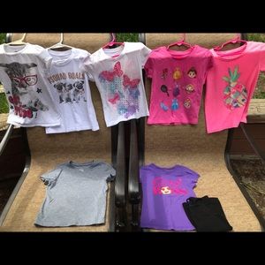 Lot of 12 girls shirts size 4/5
